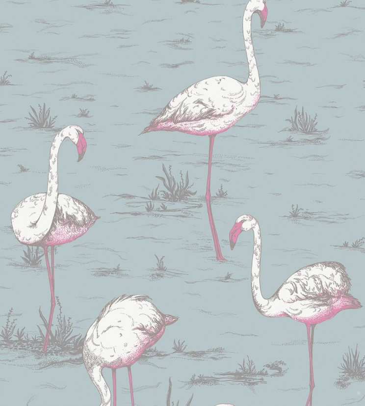 Curtains Cole and Son Flamingos Fabric F111/3010LU