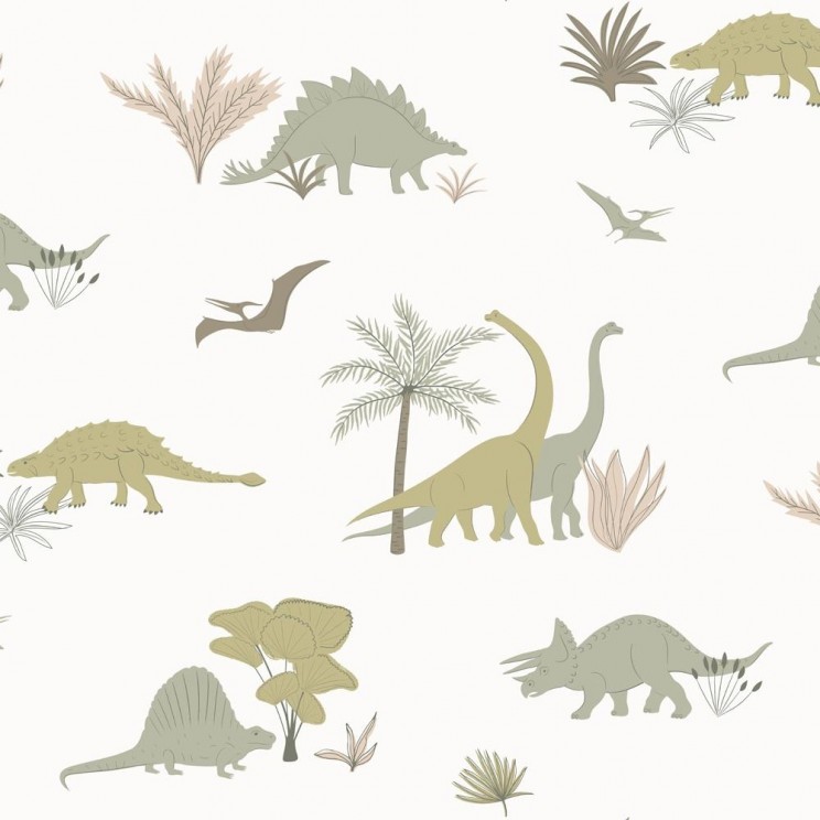 Hibou Home Dinosaurs  Wallpaper