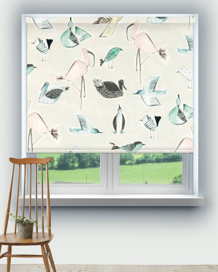 Roller Blinds Scion Menagerie Blush/Mint Fabric 120784