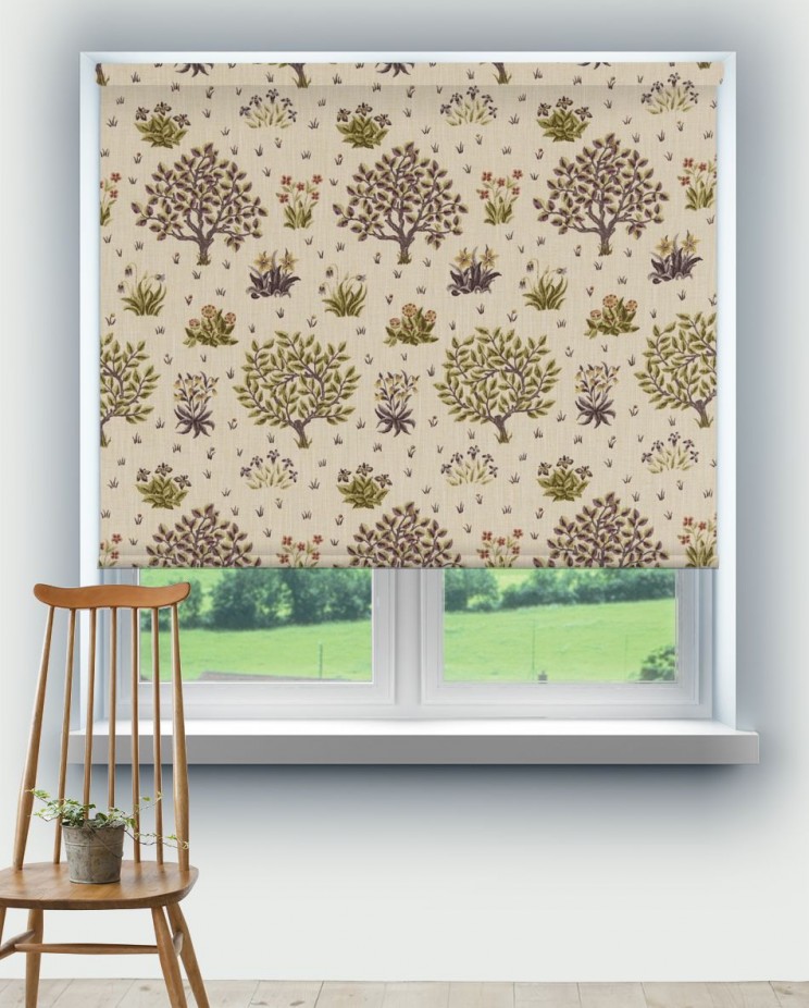 Roller Blinds Morris and Co Orchard Fabric 220303