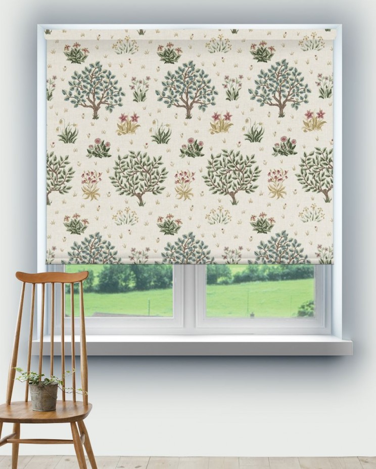 Roller Blinds Morris and Co Orchard Fabric 220304