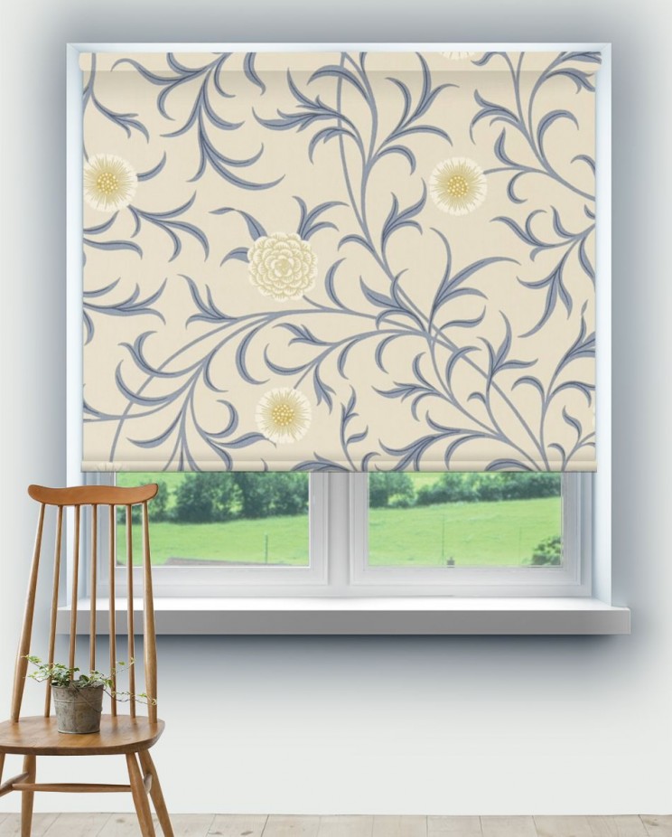Roller Blinds Morris and Co Scroll Fabric 220307