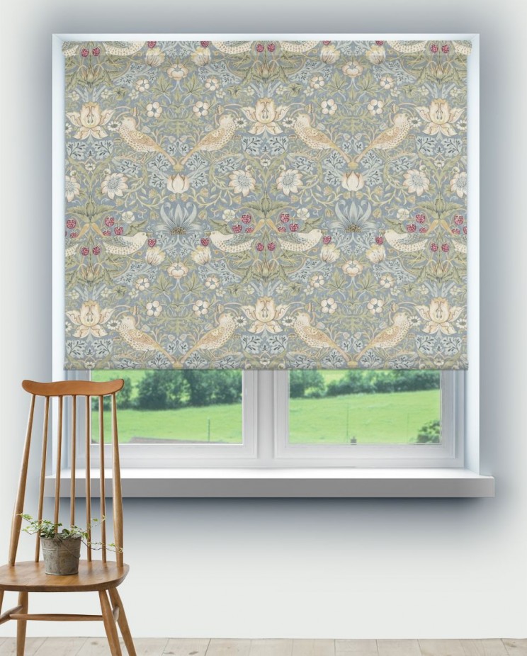 Roller Blinds Morris and Co Strawberry Thief Fabric 220314