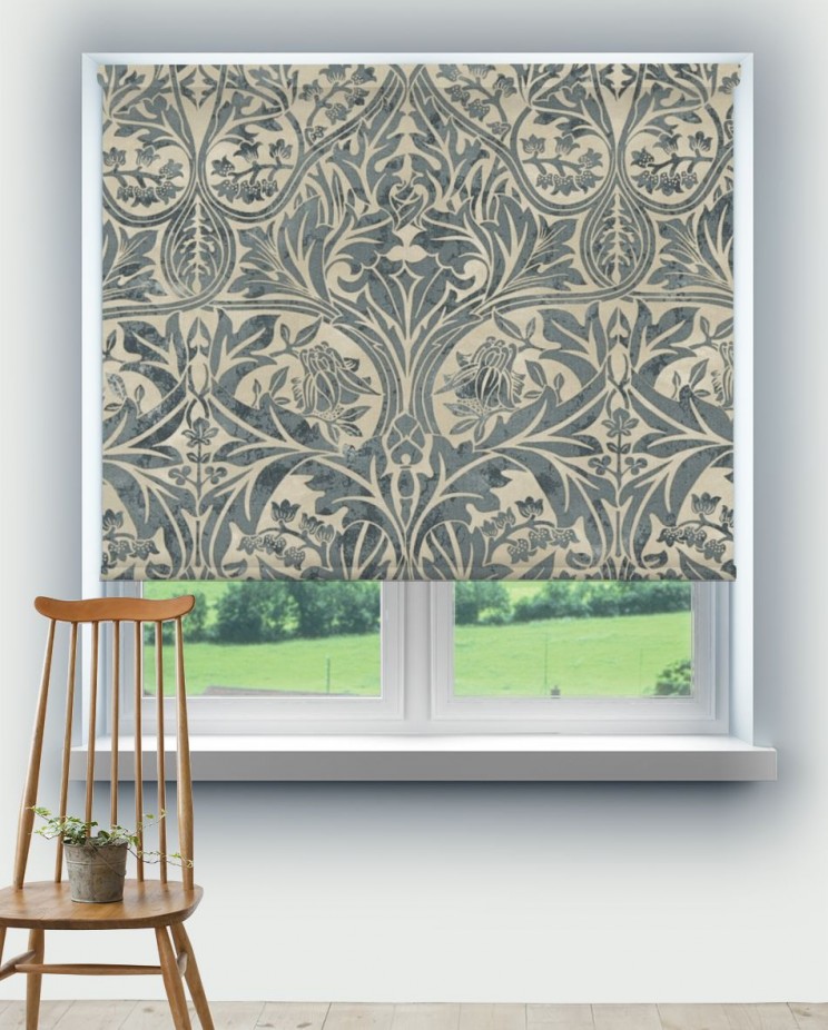 Roller Blinds Morris and Co Bluebell Fabric 220329