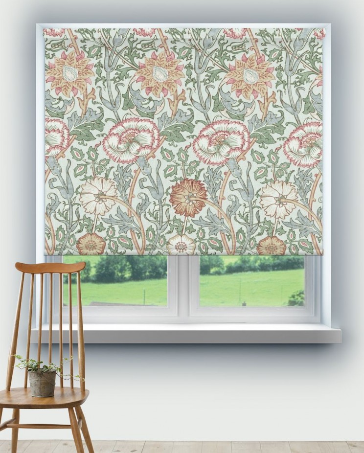 Roller Blinds Morris and Co Pink & Rose Fabric 222532