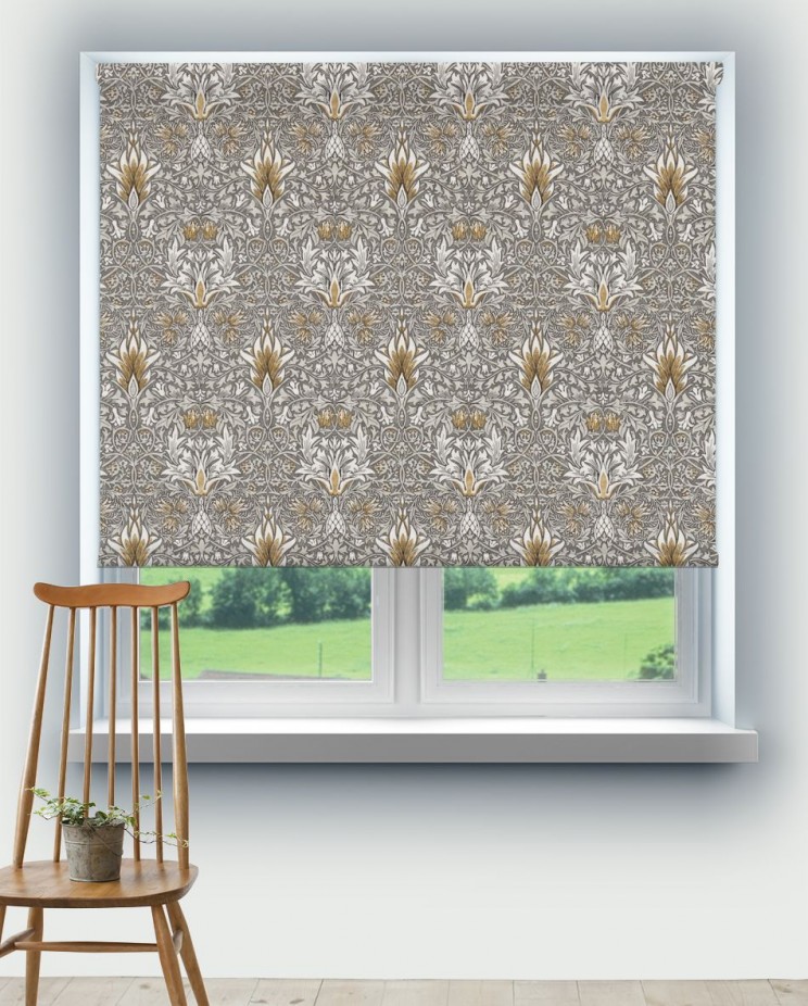 Roller Blinds Morris and Co Snakeshead Fabric 224468