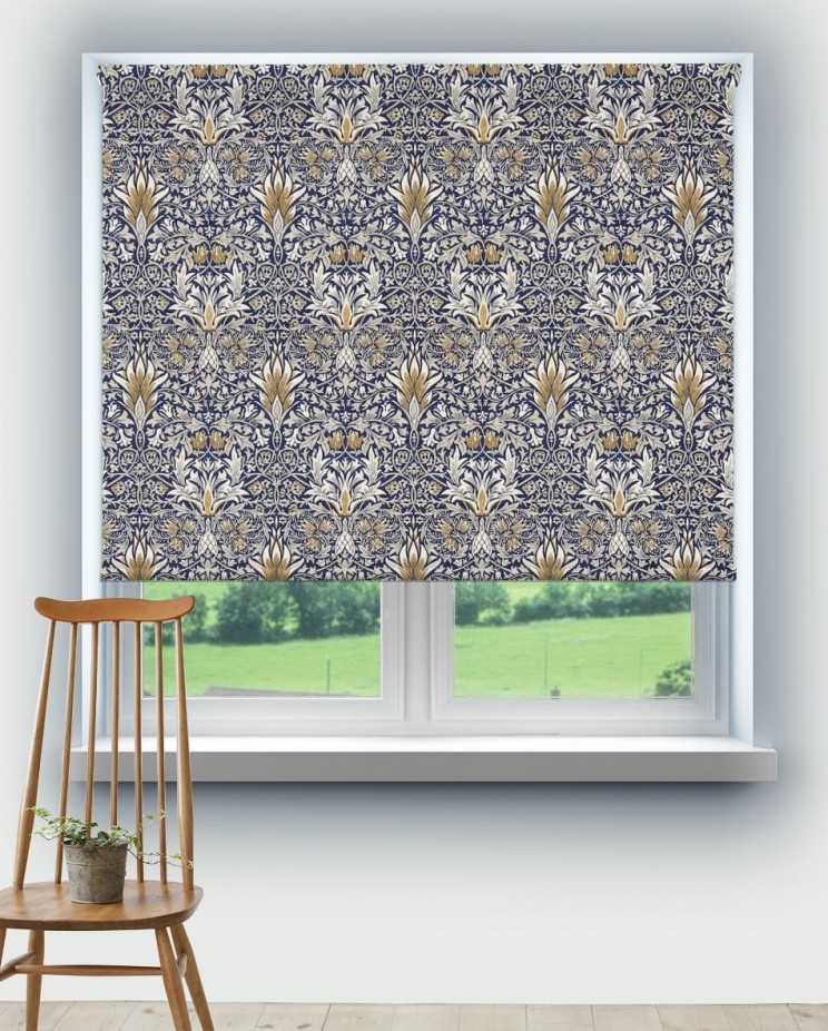 Roller Blinds Morris and Co Snakeshead Fabric 224469