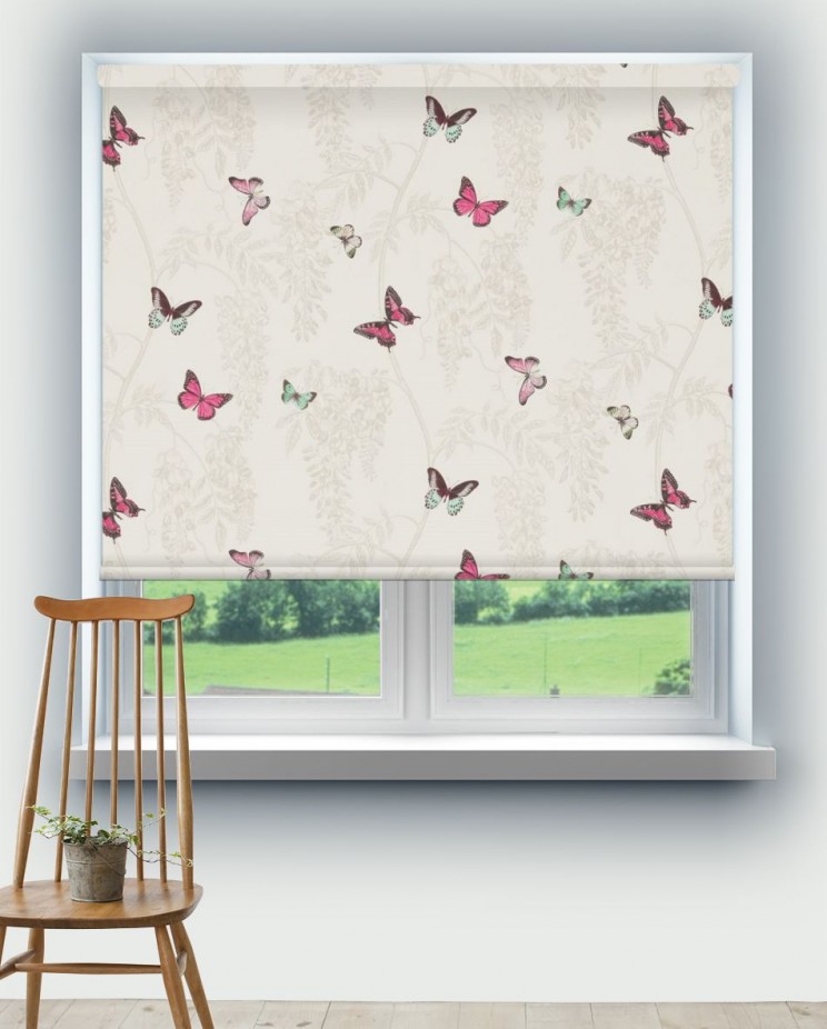 Roller Blinds Sanderson Wisteria & Butterfly Fabric 225527