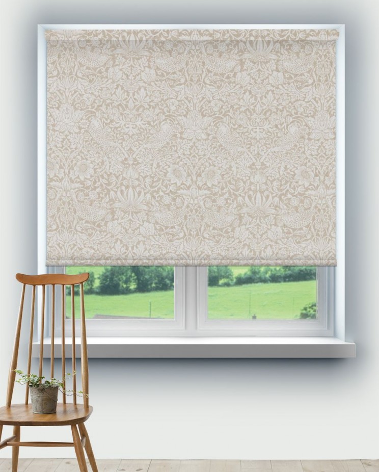 Roller Blinds Morris and Co Pure Strawberry Thief Fabric 226061