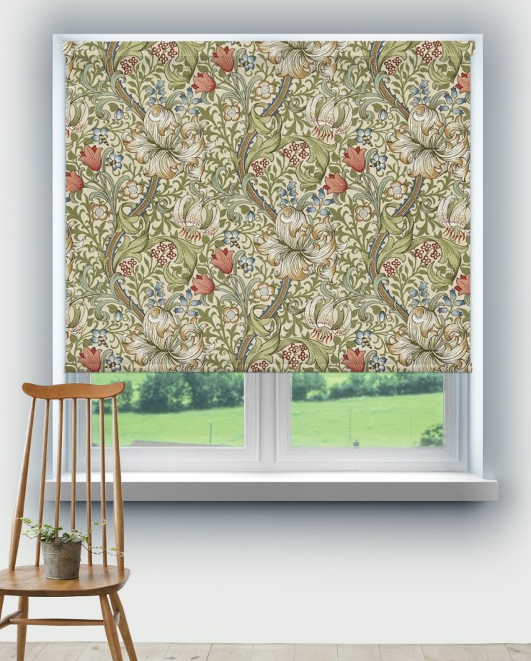 Roller Blinds Morris and Co Golden Lily Fabric 226448