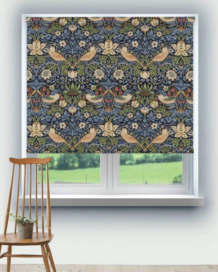 Roller Blinds Morris and Co Strawberry Thief Fabric 226463