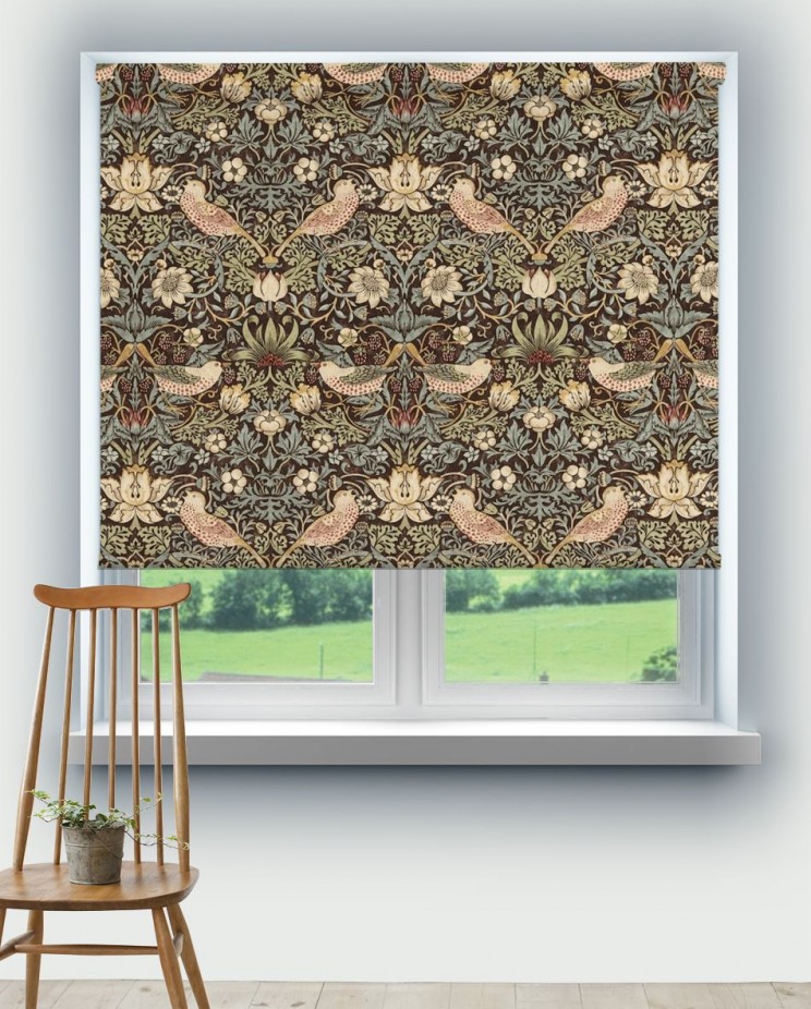 Roller Blinds Morris and Co Strawberry Thief Fabric 226465