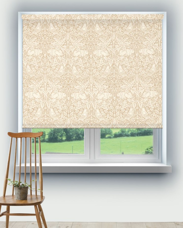 Roller Blinds Morris and Co Pure Brer Rabbit Print Fabric 226477