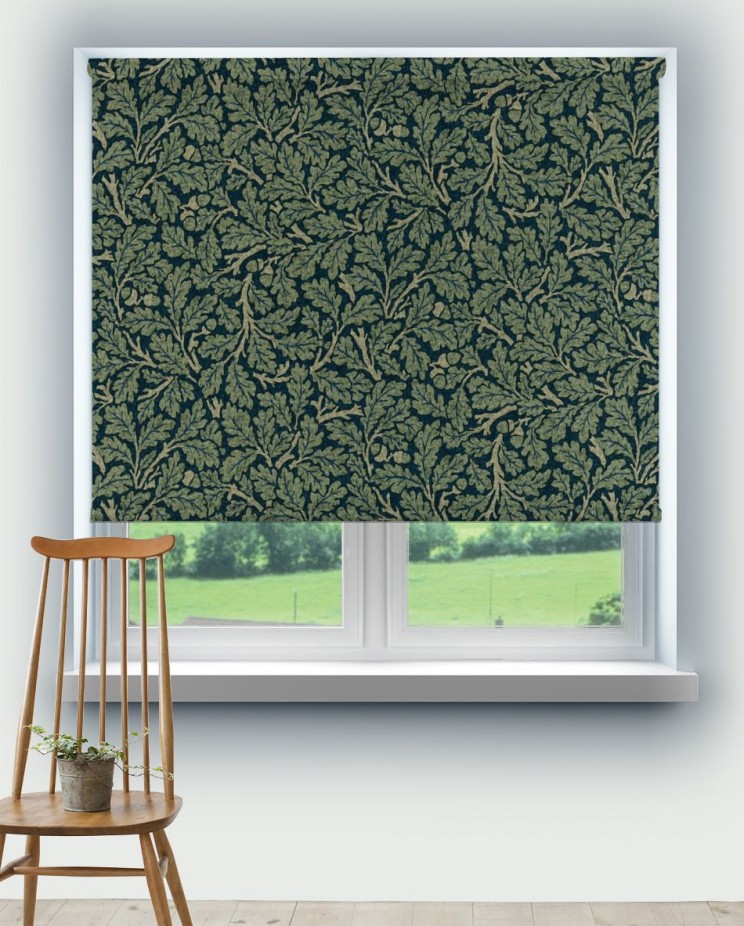 Roller Blinds Morris and Co Oak Fabric 226614