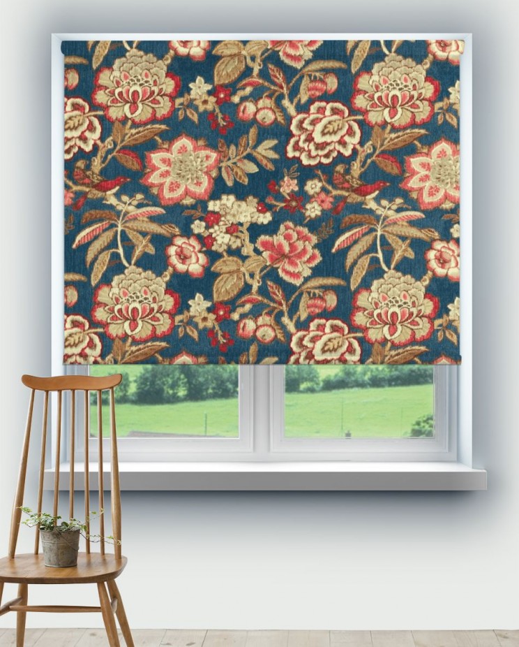 Roller Blinds Sanderson Indra Flower Fabric Fabric 226639