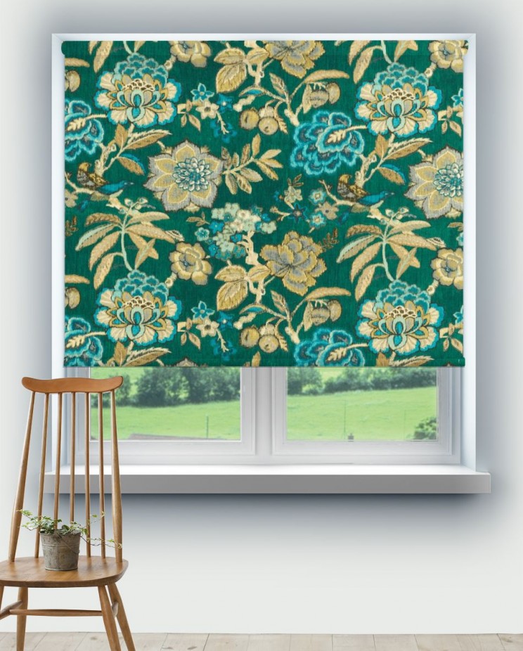 Roller Blinds Sanderson Indra Flower Fabric Fabric 226640