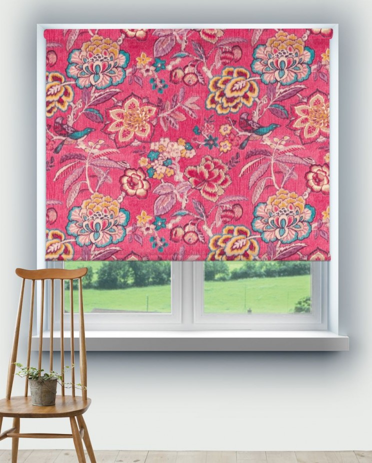 Roller Blinds Sanderson Indra Flower Fabric Fabric 226641