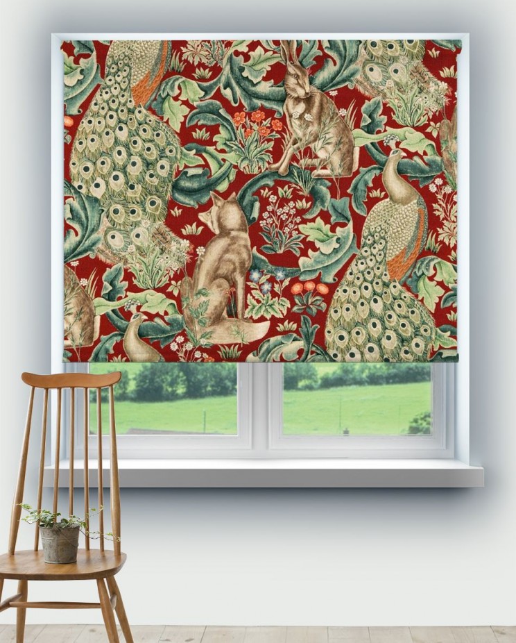 Roller Blinds Morris and Co Forest Fabric 226696