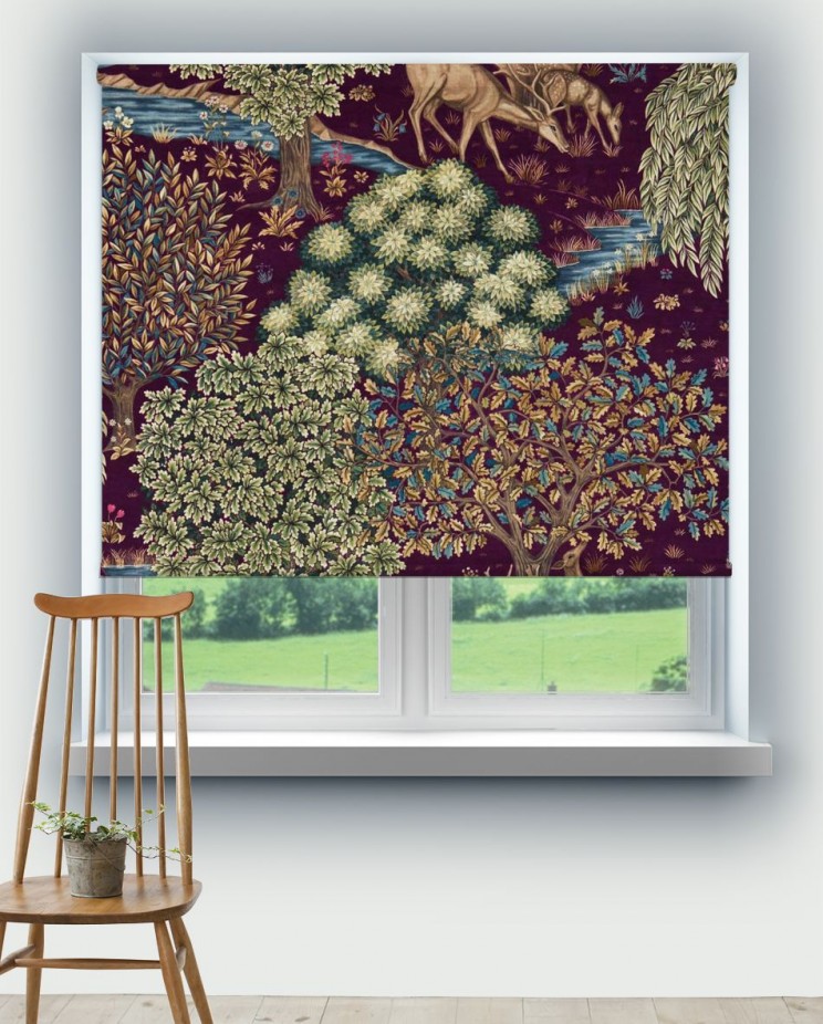 Roller Blinds Morris and Co The Brook Tapestry Fabric 226699