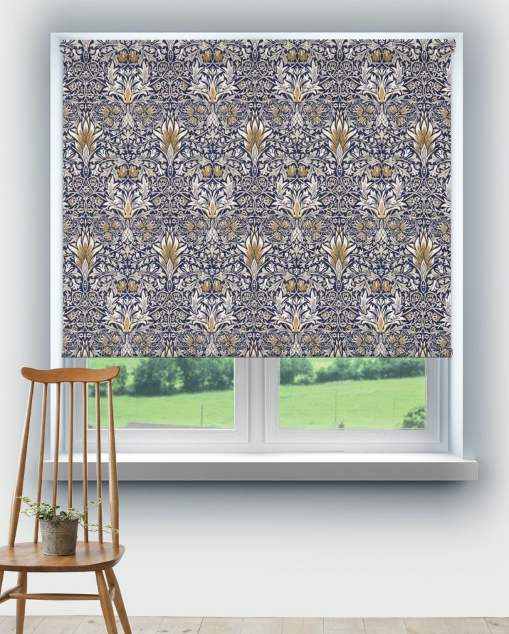 Roller Blinds Morris and Co Snakeshead Fabric 226726