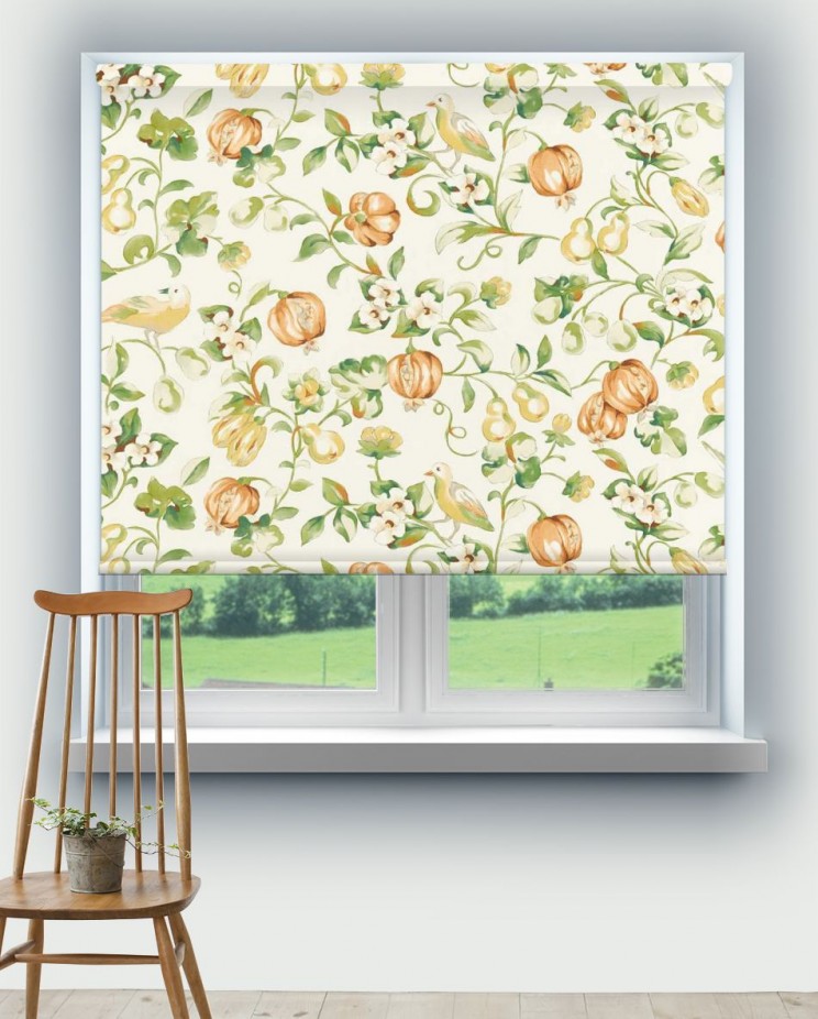 Roller Blinds Sanderson Pear & Pomegranate Fabric 226859
