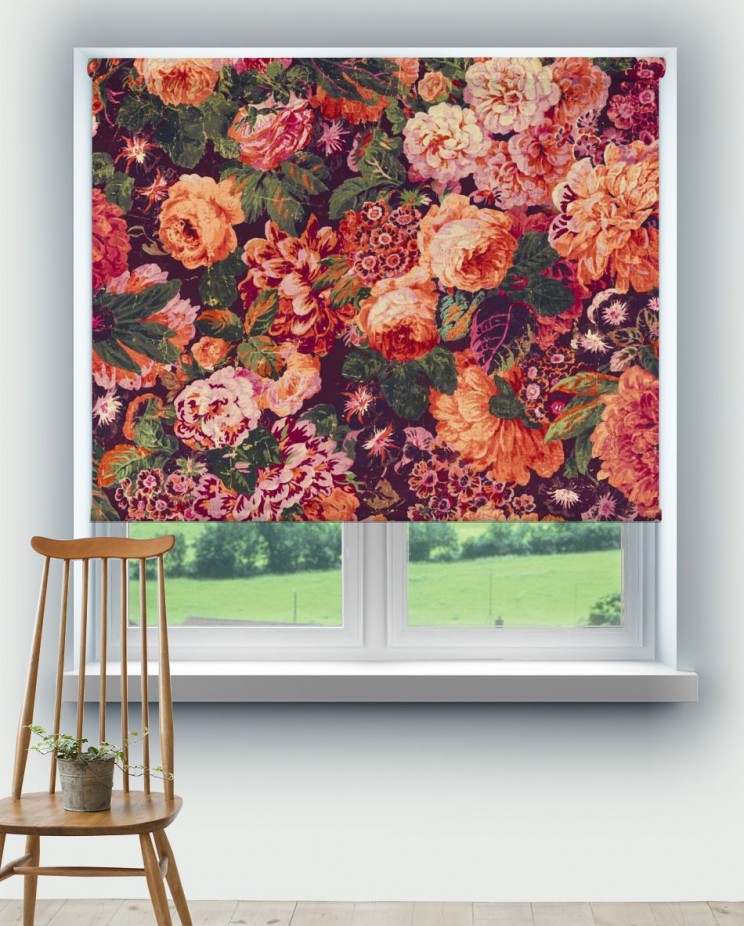 Roller Blinds Sanderson Very Rose and Peony Fabric 226883