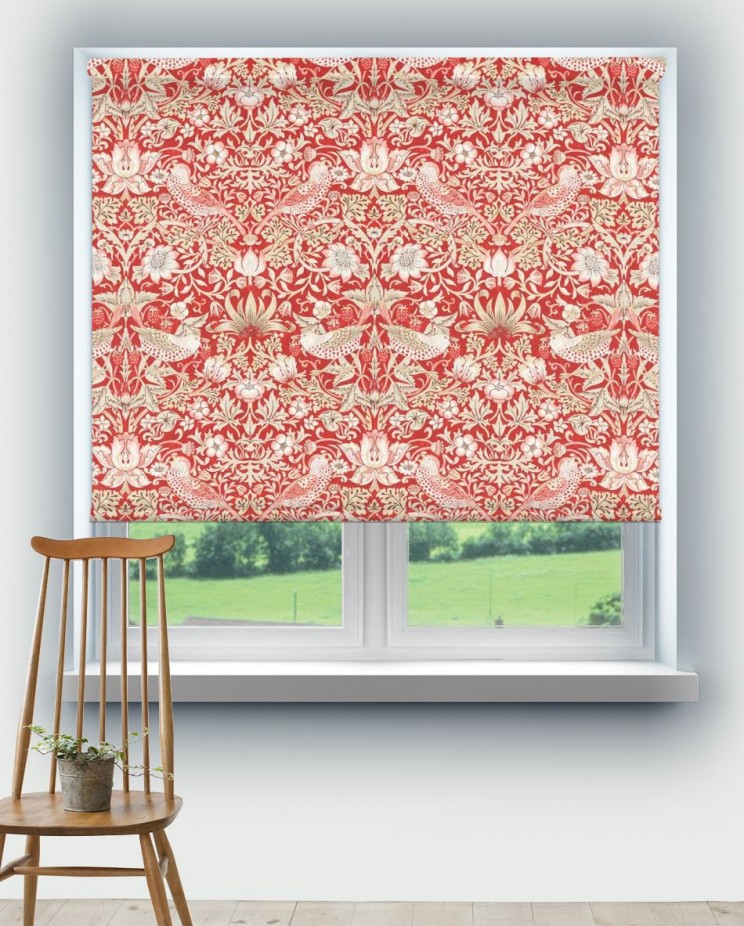 Roller Blinds Morris and Co Strawberry Thief Fabric 226915
