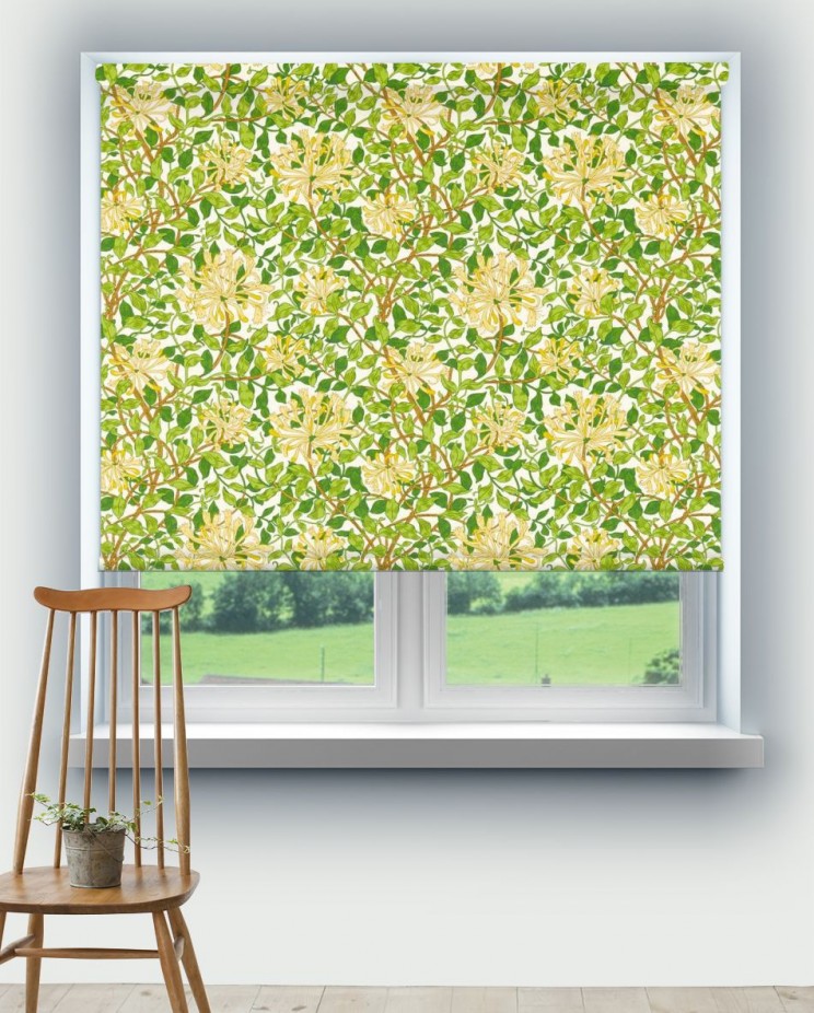 Roller Blinds Morris and Co Honeysuckle Fabric 226984