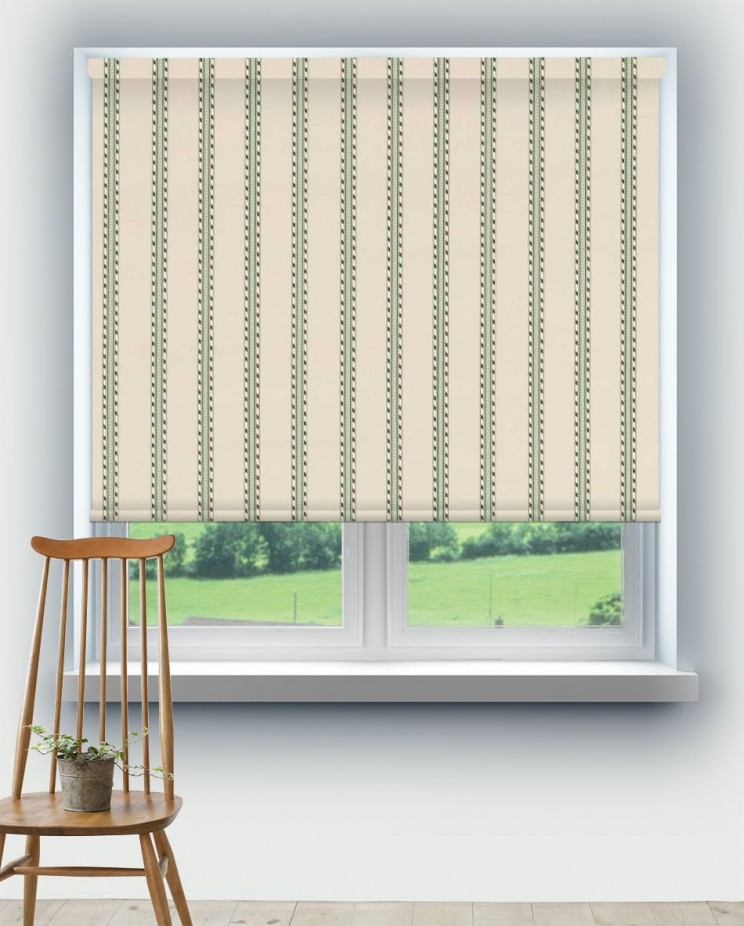 Roller Blinds Morris and Co Holland Park Stripe Fabric 227118