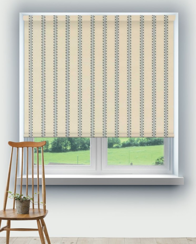 Roller Blinds Morris and Co Holland Park Stripe Fabric 227119