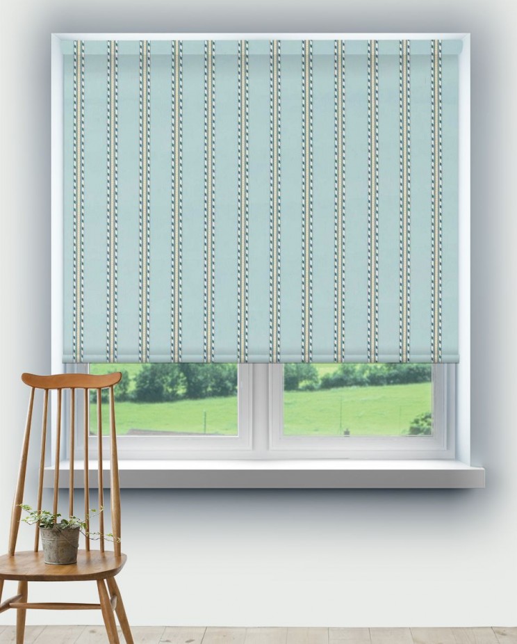 Roller Blinds Morris and Co Holland Park Stripe Fabric 227120