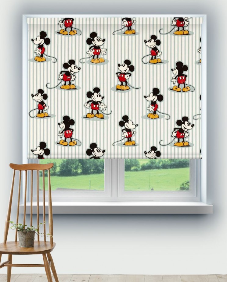 Roller Blinds Sanderson Mickey Stripe Fabric 227150
