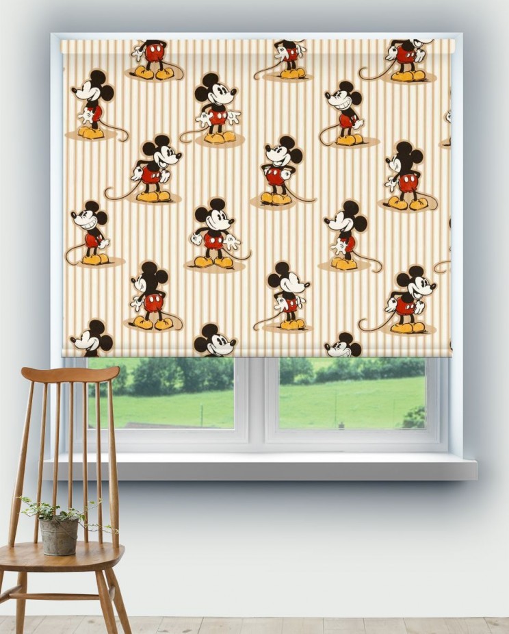 Roller Blinds Sanderson Mickey Stripe Fabric 227152