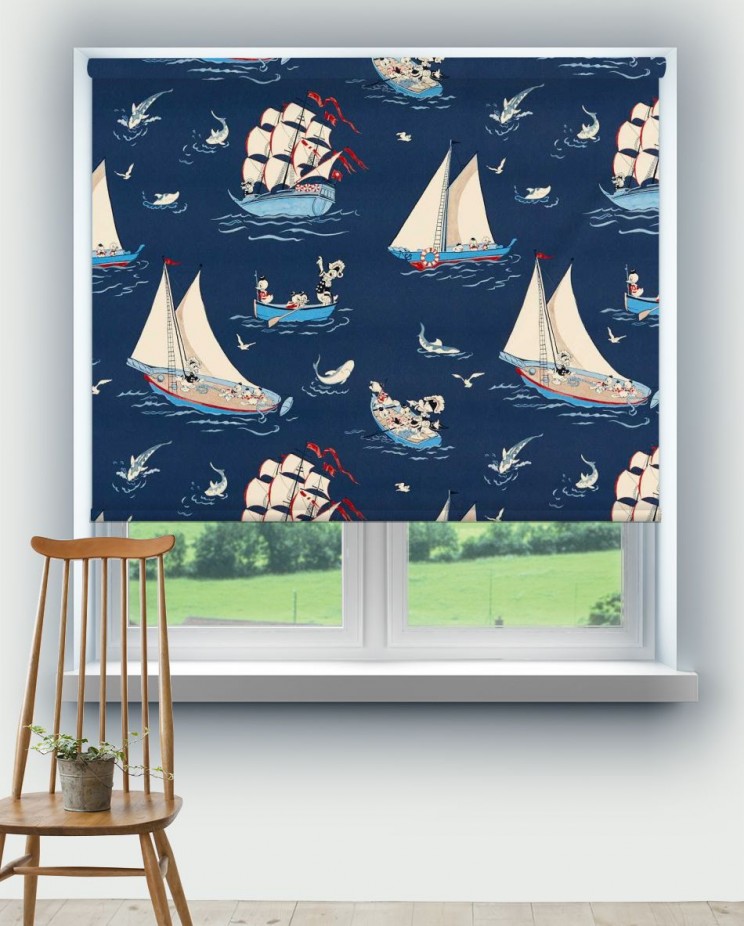 Roller Blinds Sanderson Donald Nautical Fabric 227161