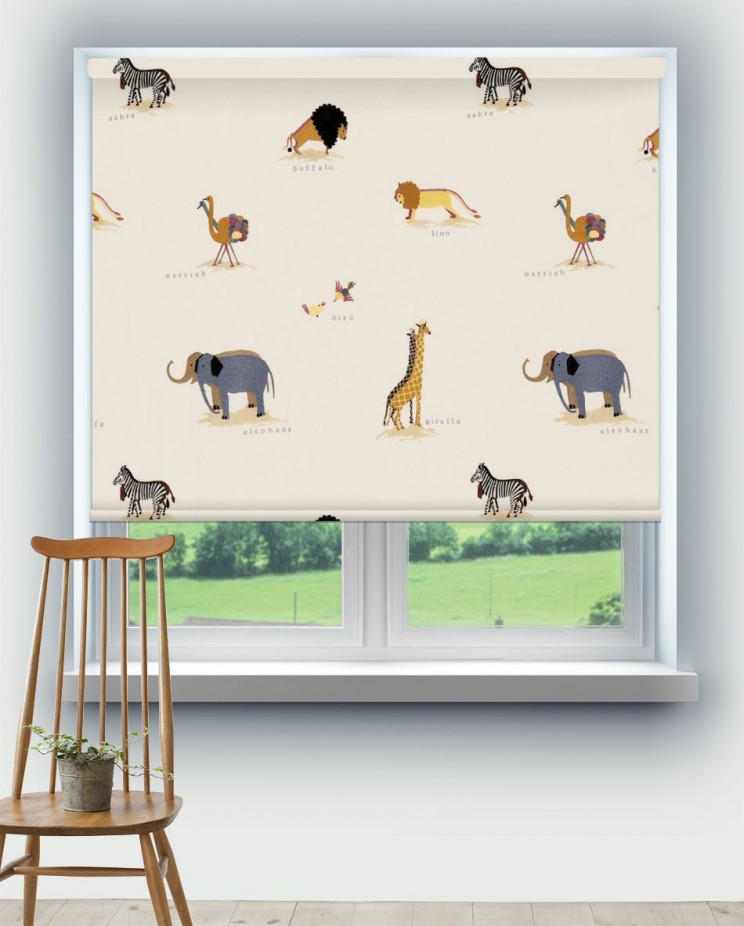 Roller Blinds Sanderson Two by Two Embroidery Fabric 233927