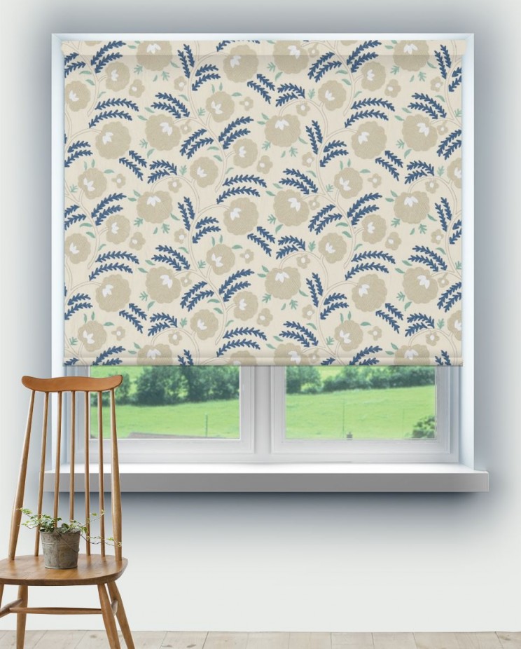 Roller Blinds Morris and Co Wightwick Embroidery Fabric 234548