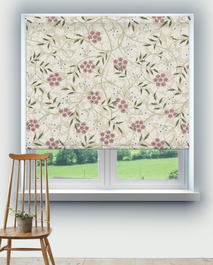 Roller Blinds Morris and Co Jasmine Embroidery Fabric 234552