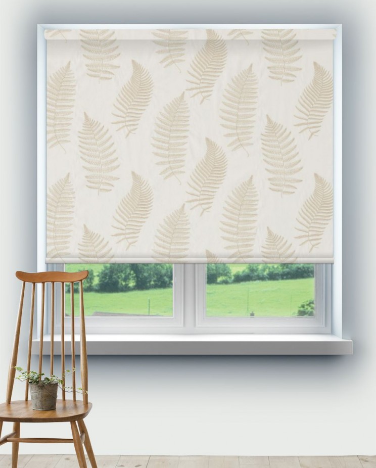 Roller Blinds Sanderson Fern Embroidery Fabric 235607
