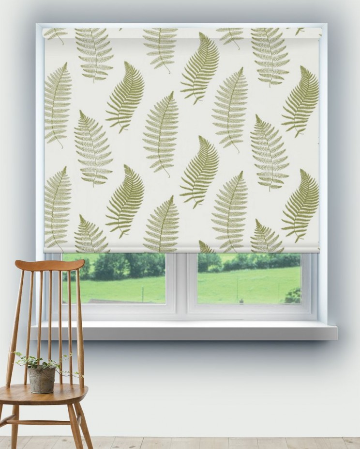 Roller Blinds Sanderson Fern Embroidery Fabric 235608