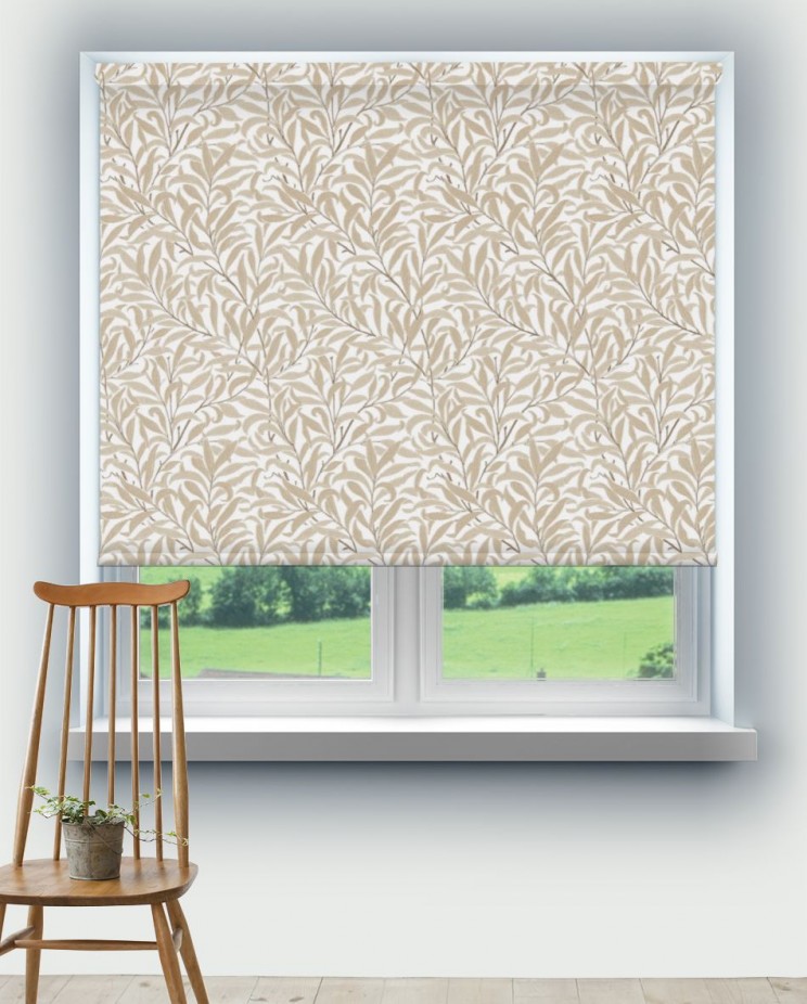 Roller Blinds Morris and Co Pure Willow Bough Embroidery Fabric 236064
