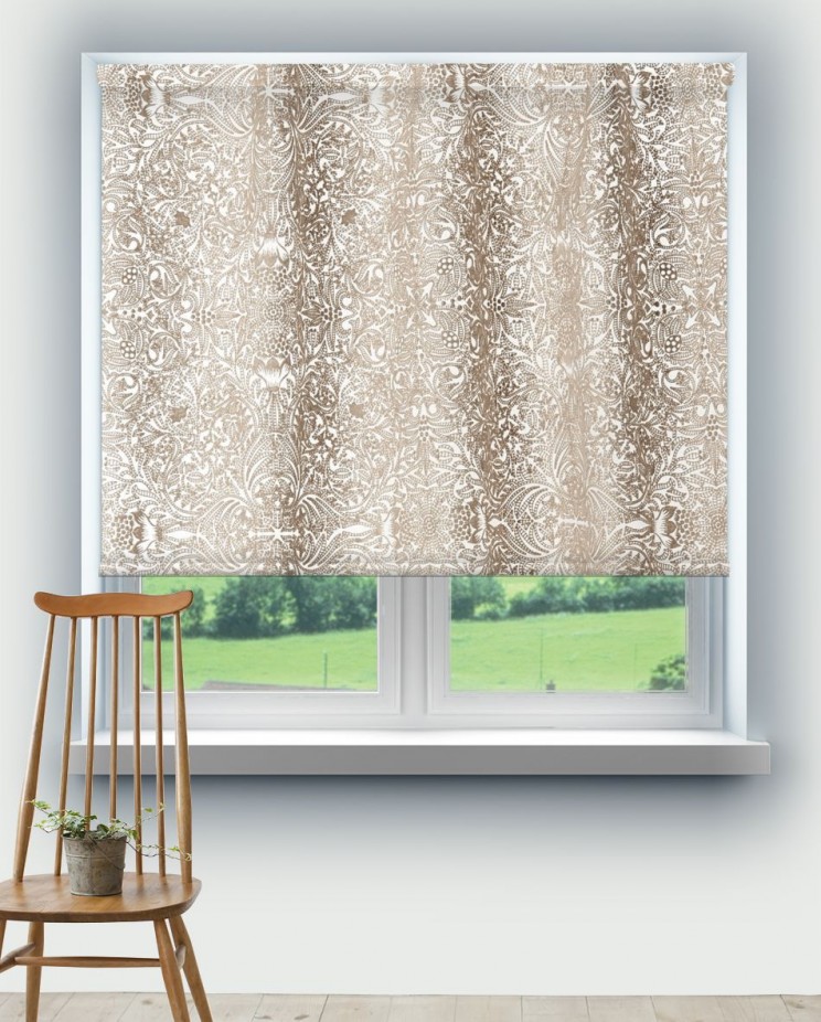 Roller Blinds Morris and Co Pure Ceiling Embroidery Fabric 236068