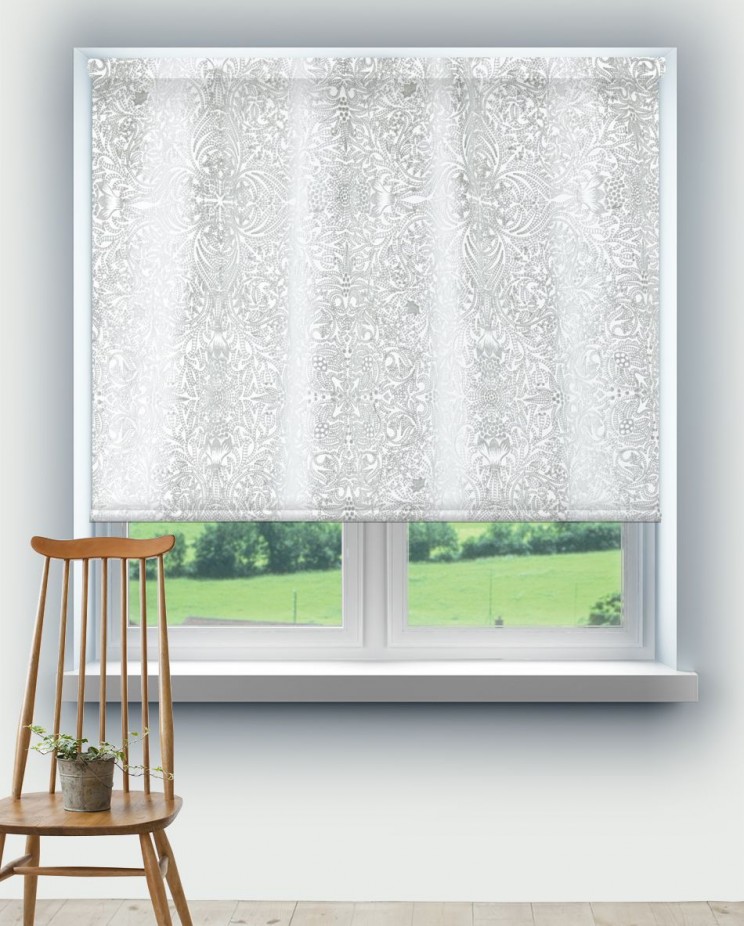Roller Blinds Morris and Co Pure Ceiling Embroidery Fabric 236069