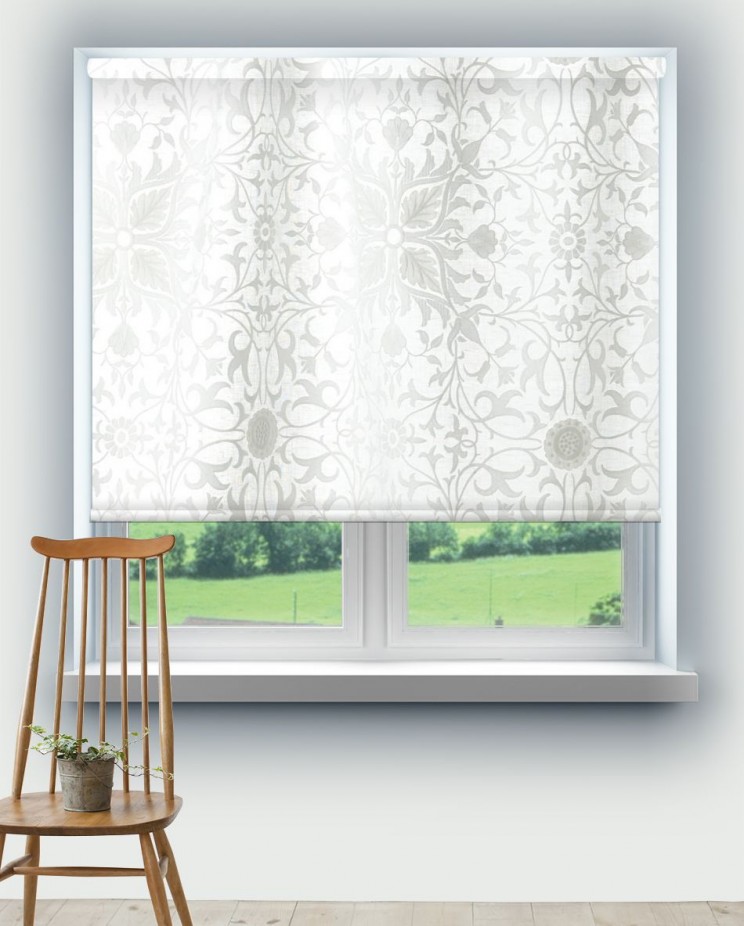 Roller Blinds Morris and Co Pure Net Ceiling Applique Fabric 236075