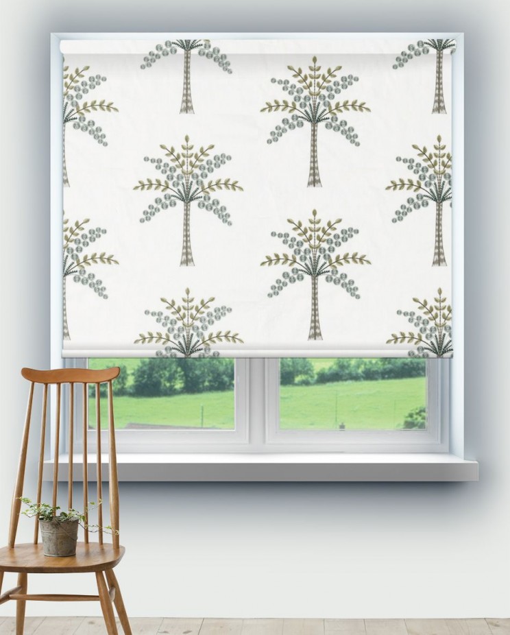 Roller Blinds Sanderson Palm Grove Fabric 236323