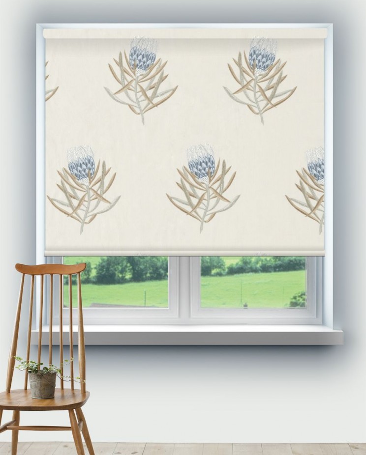 Roller Blinds Sanderson Protea Flower Fabric 236353