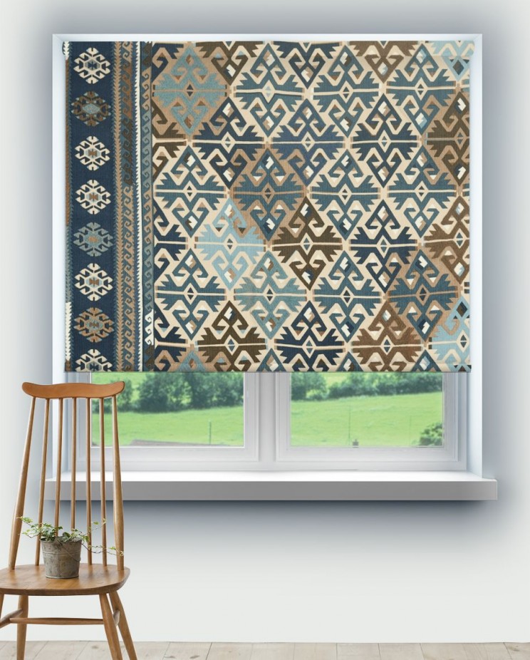 Roller Blinds Morris and Co Burdock & Star Fabric 236519