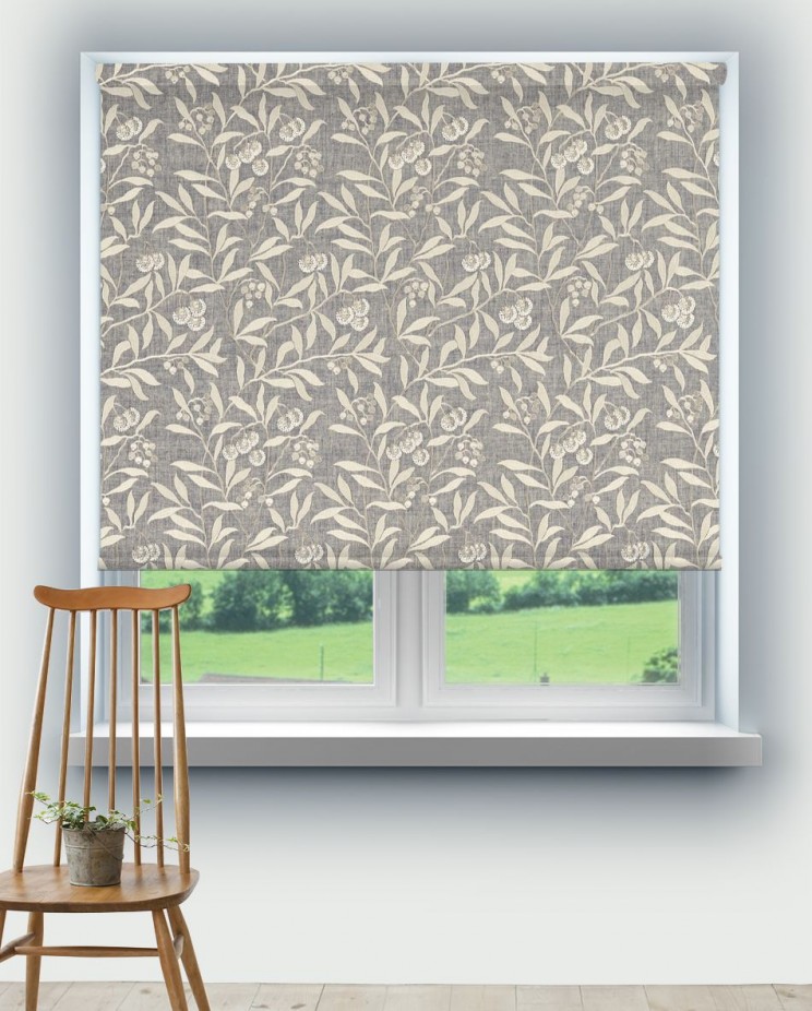 Roller Blinds Morris and Co Pure Arbutus Embroidery Fabric 236618
