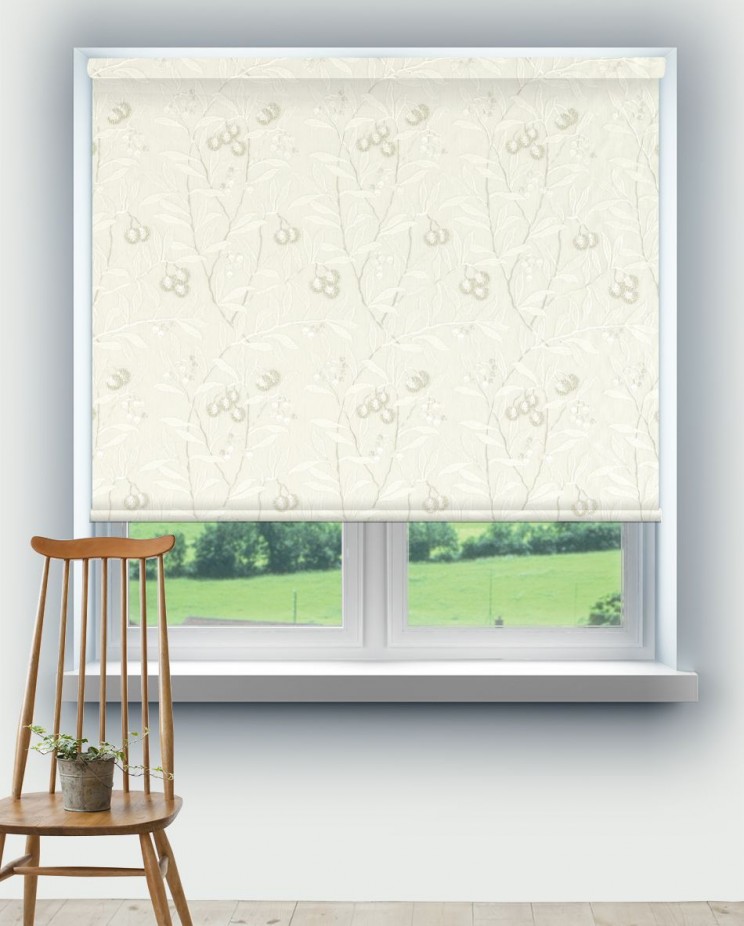Roller Blinds Morris and Co Pure Arbutus Embroidery Fabric 236620