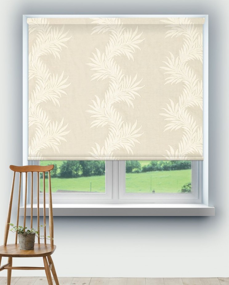 Roller Blinds Morris and Co Pure Marigold Trail Embroidery Fabric 236631