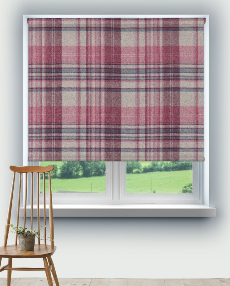Roller Blinds Sanderson Bryndle Check Fabric 236736
